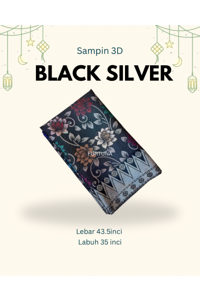 Sampin 3D adult (black-silver)